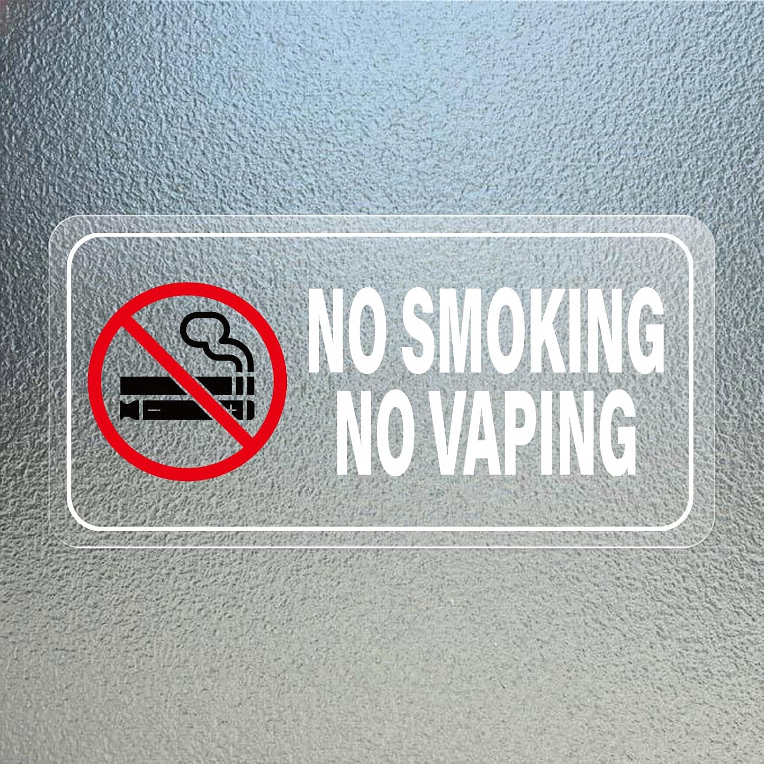 Vaping Area - 10PCS No Smoking No Vaping Sticker