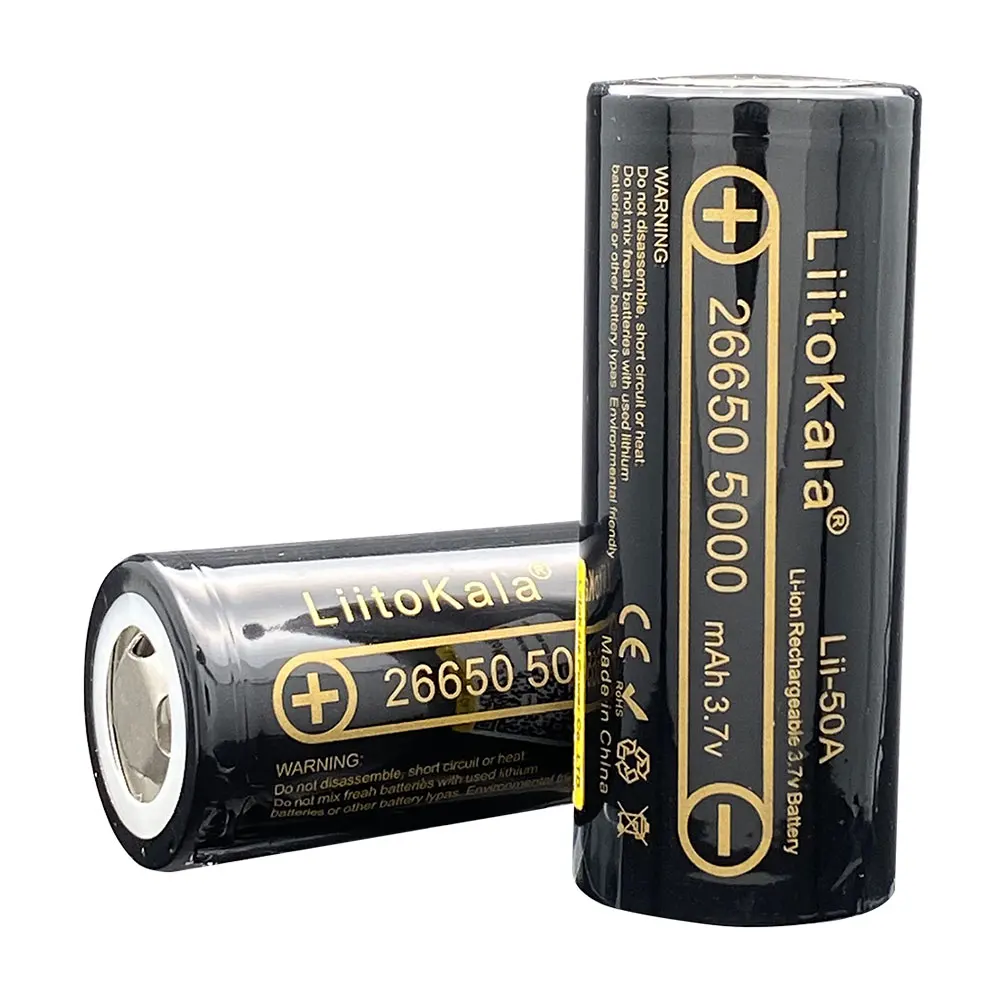 1-10PCS  LiitoKala Lii-50A 266 - Vape Battery 18650 评论和价格