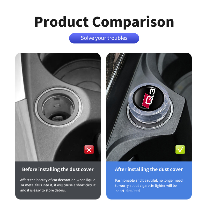 For Audi Car Cigarette Lighter - Vape Decoration 评论和价格