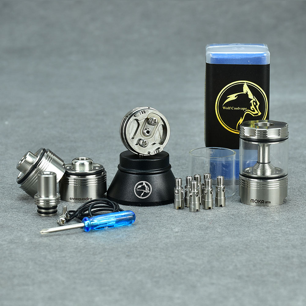 Wolfcoolvape Moka mtl RTA Rebu - Vaping Air 评论和价格