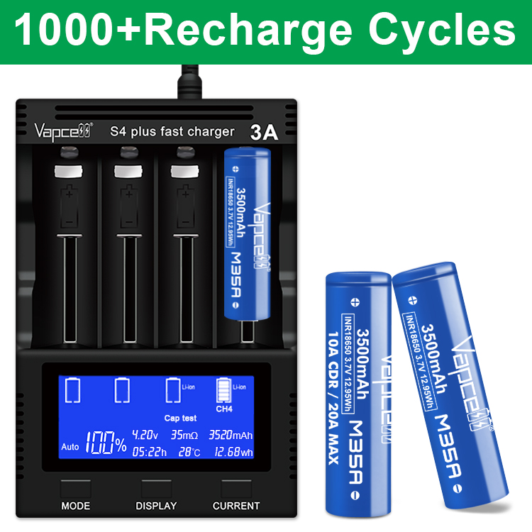Original Vapcell M35A 18650 M3 - Vape Battery 18650 评论和价格