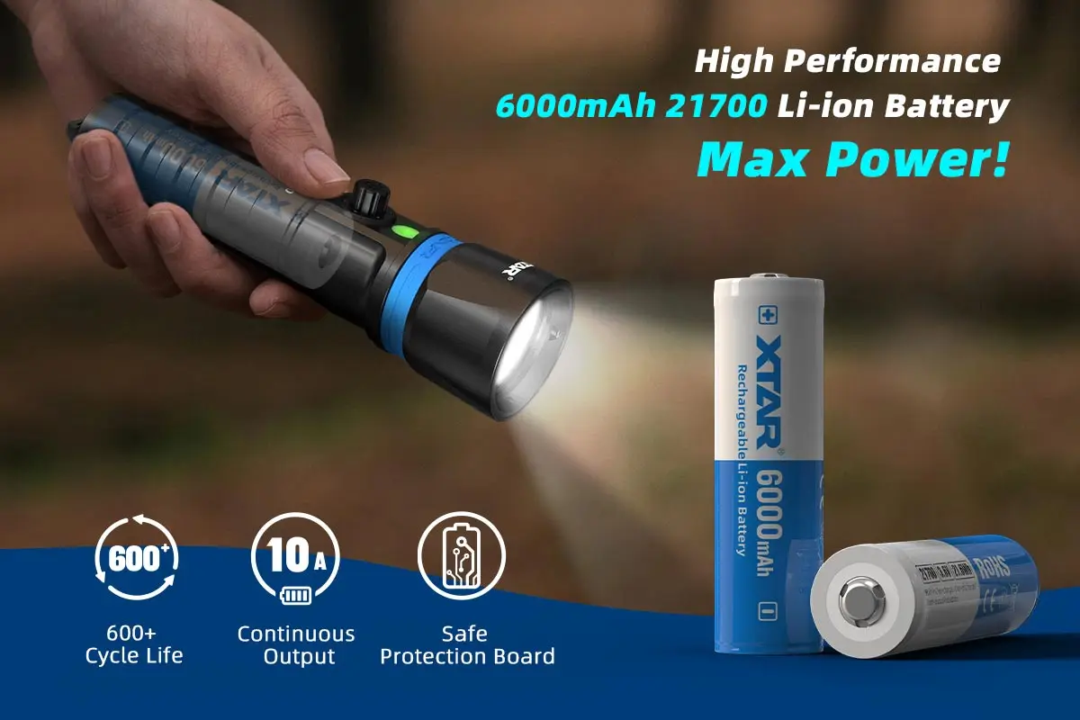 Xtar 21700 6000mah Rechargeabl - Vape Battery 18650 评论和价格
