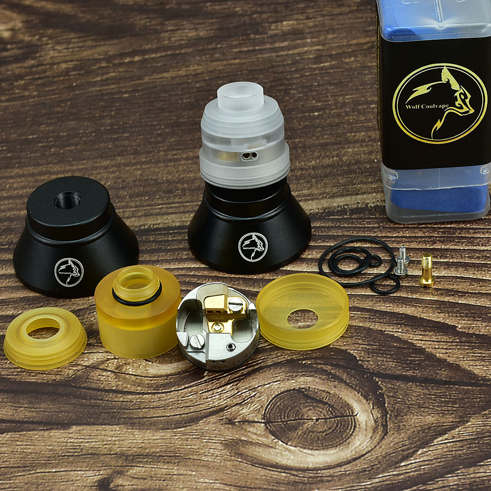 Wolfcoolvape Hussar V2 RDA Tan - Rda Atomizer Deck 评论和价格