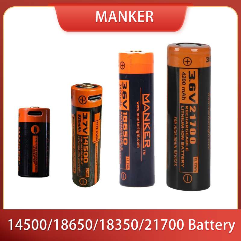 Manker 14500/18650/18350/21700 - Vape Battery 18650 评论和价格