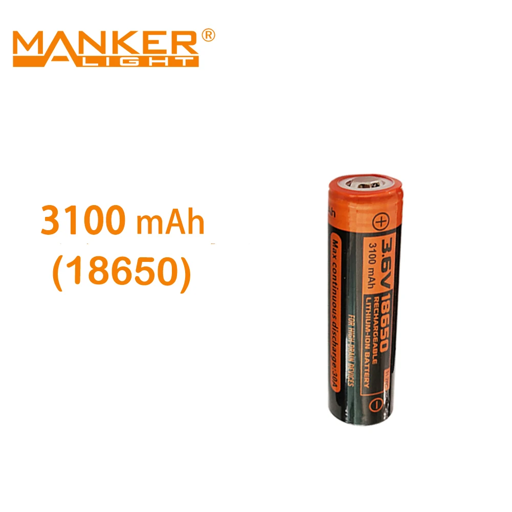 Manker 14500/18650/18350/21700 - Vape Battery 18650 评论和价格